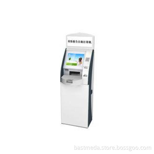Self Service Bill Payment Kiosk with A4 printer/ fingerprin